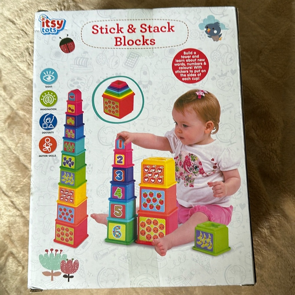 Brand new *** stick and stack blocks